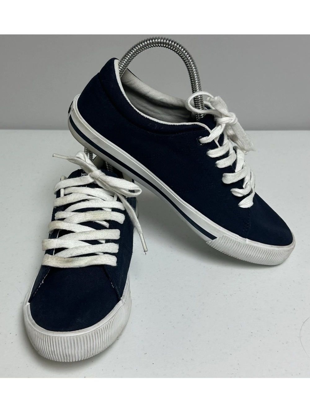 Polo Ralph Lauren Navy Blue Canvas Boys’ Shoes Size 5.5